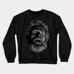 Willem Dafoe face from The Lighthouse Crewneck Sweatshirt